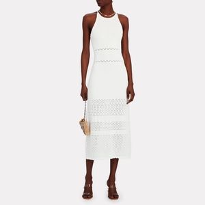 NWT Intermix Aanchal Crochet Midi Dress